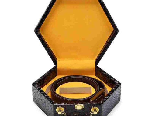Custom Belt Boxes Manufacturer | Luxury Leather Belt Packaging Suitcases Supplier