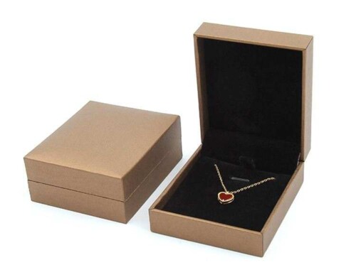 Custom Logo Printed Wrap Yellow Leather Jewelry Gift Anklet Plasctic Box Pack For Charm Bracelet