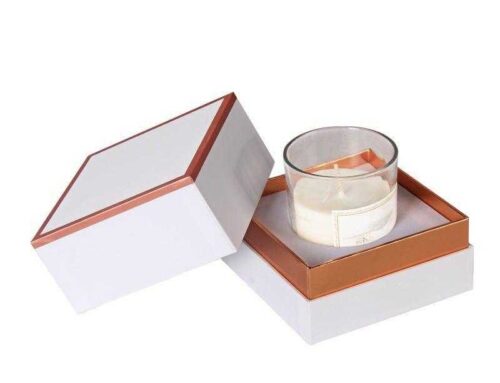 Luxury Perfume Candle Box with Foam Insert | Luxury Two-Piece Gift Candle Packaging