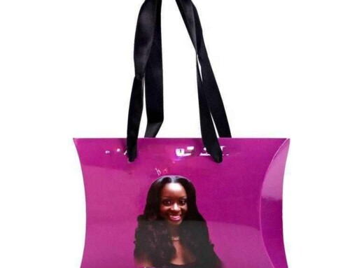 Printing Logo Wig Hair Extension Purple Pillow Paper Boxes Pack For Hairpiece