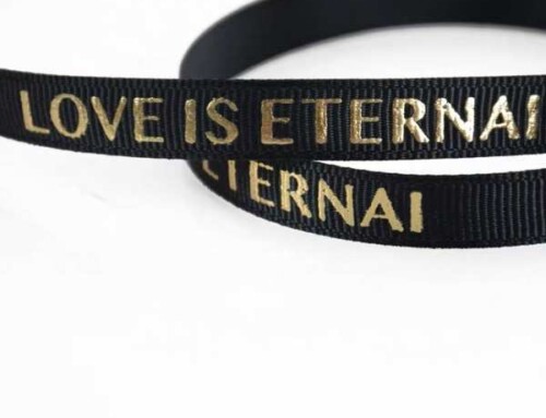 Can custom Metallic Edge Ribbon | Satin Ribbon with Gold/Silver Trim