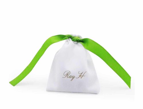 Custom Printed Logo & Multiple Handle Options White Velvet Bags With Custom Logo